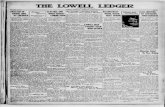LOWELL, MICHIGAN. THURSDAY, SEPTEMBER 24, 1931 NO. Ig ...lowellledger.kdl.org/The Lowell Ledger/1931/09_September/09-24-19… · ious Topics of Local and General Intereit ELECTRIC