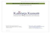Annual Activities Report - Kalinga Kusumkalingakusum.org/contents/reports/Annual-Report-2015-16.pdf · Kalinga Kusum Foundation- Annual report 2015-2016 3 | P a g e Managing Trustee's