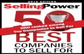 COMPANIES TO SELL FOR - Hilti US...companies to sell for among the top sales forces in the United States. The list encompasses companies of all sizes – with sales forces ranging