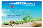 Plan du village de la Solidarité Internationale 2015 › files › programme_semaine_de_la... · Calendrier de la Semaine de la Solidarité Internationale 20-23 SOMMAIRESOMMAIRE