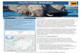 Country Profile: Zimbabwe - World Bankpubdocs.worldbank.org/en/...Project-Profile-vF.pdf · Country Profile: Zimbabwe OVERVIEW Project Title: Strengthening Biodiversity and Ecosystems