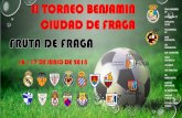 TORNEO BENJAMIN CIUDAD DE FRAGA - WordPress.com · 2018-05-25 · 16 / 17 de junio de 2018 real madrid cf. valencia cf. athletic club . villarreal cf. rcd espanyol. cd numancia. edf
