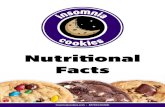 Nutritional Facts - Insomnia Cookies Peanut Butter Chip Cookie INGREDIENTS: peanut butter chips (sugar,