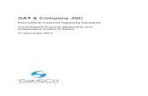 SAT & Company JSC · SAT&Company JSC Consolidated Statement of Changes in Equity The accompanying notes on pages 5 to 84 are an integral part of these consolidated financial statements.