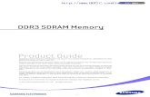 DDR3 SDRAM Memory Product Guide - BDTICbdtic.com › DownLoad › SAMSUNG › Semiconductor › DDR3_product...- 3 - Product Guide DDR3 SDRAM Memory Feb. 2011 2. DDR3 SDRAM Component