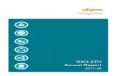 Report RIIO-ED1 Annual Report - Ofgem · Report – RIIO-ED1 Annual Report 1. Introduction and Context 1.1. This report reviews the activities of the 14 electricity distribution network