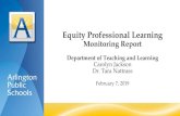 Equity Professional Learning - BoardDocs · 2018-24 Strategic Plan Core Values Equity: Eliminate opportunity gaps and achieve excellence by providing access to schools, resources,