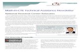 Math-in-CTE Technical Assistance Newsletterspot.pcc.edu/pavtec/2010 Math in CTE/2010 Math in CTE...Math-in-CTE Technical Assistance Newsletter The U.S. Department of Education’s