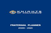 Fraternal Planner · 1 Helpful links : _____ • kofc.org/ChurchDrive – Tips on how to conduct a Church Recruitment Drive