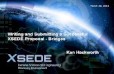Writing and Submitting a Successful XSEDE Proposal - Bridges · III. Application Efficiencies • Very similar between tradiDonal and community proposals. • For compute requests