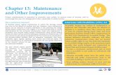 Chapter 13: Maintenance and Other Improvements · • SeeClickFix.com - SeeClickFix allows anyone to file a public report online or via a mobile phone. The issue is then available