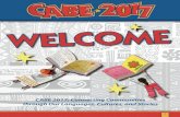 CABE 2017: Connecting Communities through Our Languages, Cultures…€¦ · CABE 2017: Connecting Communities through Our Languages, Cultures, and Stories PRESIDENT’S MESSAGE Dear