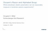 Occam’s Razor and Alphabet Soupdemiller/mit_FISH_21Oct05.pdf · 2010-12-08 · 21 Oct 05 2 DM Occam’s Razor and Alphabet Soup: What anisotropic elastic parameters can we reasonably