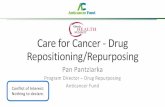 Care for Cancer -Drug Repositioning/Repurposing · The hemangioma story… 8 Incidental observation in a child treated with propranolol shows rapid and sustained effects on infantile