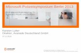 Microsoft Polizeisymposium Berlin 2013download.microsoft.com › download › 5 › B › 2 › 5B298AFB-DA94-48F… · 2018-10-13 · > FileHelper-SavePictures-LoadData