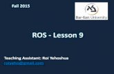 Teaching Assistant: Roi Yehoshua roiyeho@gmailyehoshr1/89-685/Fall2015/ROS... · 2016-11-06 · URDF •Unified Robot Description Format (URDF) is an XML format for representing a