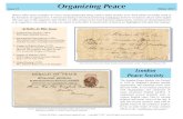 Organizing Peace - Thank You · 2017-12-29 · Organizing Peace History offers many examples of ‘Peace’ being shepherded along a path to better peoples’ lives.Such efforts invariably