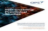 A ﬂexible approach to IND-enabling Preclinical Studies - QPS · A ﬂexible approach to IND-enabling Preclinical Studies QPS IS A GLOBAL CRO WITH DIVERSE CAPABILITES THAT OFFERS