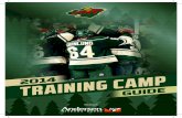 2014TRAINING CAMP - NHL.comwild.nhl.com/v2/ext/PDFs/2014-15 Wild Training Camp Guide...4 TA 2014-2015 MINNESOTA WILD TRAINING CAMP GUIDE PRESEASON SCHEDULE & HISTORY 2013 PRESEASON