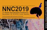NNC2017 NNC2019 - Suomen Neurologinen Yhdistys · NNC2017 1st Nordic Neurotrauma Conference November 13- 15 2017, Lund, Sweden www. n NNC2019 neurotrauma.com 2nd Nordic Neurotrauma