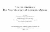 Neuroeconomics: The Neurobiology of Decision-Makingcira.yale.edu/sites/default/files/events/chsrconf12_levy.pdf · The Neurobiology of Decision-Making Ifat Levy Section of Comparative