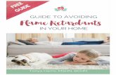 Guide to Reducing Flame Retardants - Amazon S3Free+Furniture.pdf · organic compounds (VOCs) from the carpet, padding, and adhesive. • To avoid ﬂame retardant chemicals in children’s