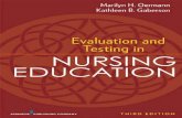 Evaluation and Testing - Shahid Beheshti University of ...sbmu.ac.ir › uploads › ...Evaluation_and_Testing_in_Nursing_Educatio… · Nursing Education and Director of Nursing