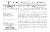 GW Medicine Notes - George Washington University 2018.pdf · GW Medicine Notes A Monthly Publication of the GW Department of Medicine ... Francis Carro Cruz Universidad Central del