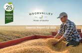 Interim Report Q2 2019 - Goodvalley...Highlights Page 1 GOODALLE Z Q2 2019 INTERIM REPORT Goodvalley increased its production and sales of live pigs in Q2 2019 as market conditions