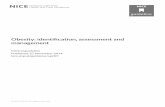 Obesity: identification, assessment and management NICE... · 2016-01-16 · 2.4 Obesity management for people with a condition associated with an increased risk of obesity ... This