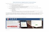 New Business Application Instructions - TxDPS · 2018-06-14 · New Business Application Instructions . Any person can initiate a new business application with the information below.