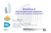 Modelling of low-temperature plasmasplasmasfroids.cnrs.fr/IMG/pdf/Fonctionnalisation2017_Alves.pdf · • Principles of Plasma Discharges and Materials Processing M. A. Lieberman