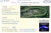 by Helmut Burkhardt (CERN ) · simulation status and needs by Helmut Burkhardt (CERN ) 1 EM working group meeting Fri. 12/07/2019 • Status as of ... ﬁeld-V10-05-01 correcting