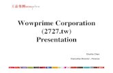 Wowprime Corporation (2727.tw) Presentation › investor › upload › 5506f02336191bc.pdf · Tianjin 2 Qingdao 1 Dalian 2 Total 24 East Stores Shanghai 53 Nanjing 6 Suzhou 7 Hangzhou