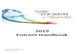 2019 Entrant Handbook - NSW Tourism Awardsnswtourismawards.com › getattachment › Entrant-Support › ... · 14. Destination Marketing This category recognises creativity and innovation
