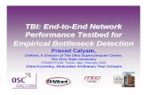 TBI: End-to-End Network Performance Testbed for Empirical ...wpage.unina.it/pescape/cit/tbi_tridentcom05.pdf · Extend testbed into a production-level NMI spanning TFN and major Ohio-based