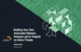 Building Your Own Automated Malware Analysis Lab for Insights … › presentations17 › Kurtis-Armour... · 2019-02-11 · Automating Malware Analysis Examples of cloud based malware