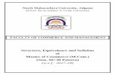 FACULTY OF COMMERCE AND MANAGEMENTapps.nmu.ac.in/syllab/Commerce and Management/2017... · 5.2.The student shall be allowed to keep the terms of the next year as per the University