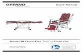 FERNO Users’ Manual...Safety and instruction labels place important information from the users’ manual on the cot. Read and follow label instructions. Replace worn or damaged labels