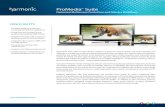 ProMedia Suite - trinergy.co.th · Processing & Control NMX Real-Time Digital Service Manager Capture Video Ingest Carbon File-Based Transcoder Xpress High-Performance Transcoder