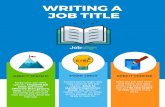 Writing Job Description - Responsibilities & Duties...JOB TITLE Job 000 -me KEEP IT SPECIFIC Make your job titles specific. Targeted job titles are more effective than generic ones,