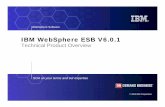 Technical Product Overview - University of Torontojacobsen/courses/ece1770/slides06/wid-esb… · IBM WebSphere ESB V6.0.1 Technical Product Overview. 2 SOA on your terms and our