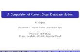 A Comparision of Current Graph Database Models · A Comparision of Current Graph Database Models R. Angles Department of Computer Science, Universidad de Talca ... Data structures