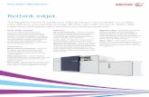 Xerox® Rialto™ 900 Inkjet Press - Rethink Inkjet · White paper-in productivity – Designed for roll in, cut sheet out performance, the Rialto 900 minimises complexity while maximising