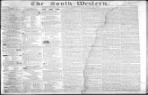 The South-western (Shreveport, La.) 1857-07-22 [p ] · tresses, together with a great variety of every article usually found in a furniture warehouse. oct24 CHAS. A. STEWAR'T. CARPETING.