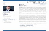 s28721.pcdn.co › ... › uploads › 2018 › 10 › BETHEL_WYATT4.pdfWyatt also has experience in the subdivision of land and the related documentation of easements and covenants,