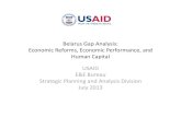 Gap Economic Reforms, Economic Performance, and Human ... · 1 1.5 2 2.5 3 3.5 4 4.5 5 1998 2000 2002 2004 2006 2008 2010 2012 2014 2016 Economic and Belarus Democratic Reforms Actual