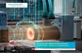 Industrial Identification: Optical Identification Brochure · industrial identification are steadily growing. Siemens’ response to these requirements is SIMATIC Ident, a uniquely