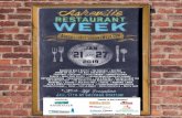 Asheville Restaurant Week...Asheville Restaurant Week $30 per person 1st course- (choice of one) or Lobster Bisque-Lobster and white cheddar grilled cheese, tarragon crema or Crispy