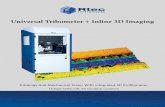 Universal Tribometer + Inline 3D Imaging › pdf › Tribometer-Rtec... · friction, wear, adhesion etc. characterization over nano to micro scale. Ultra sensitive capacitive load